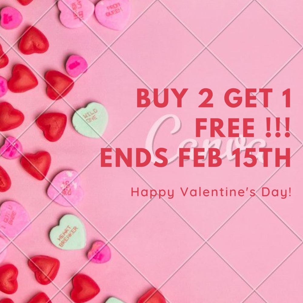 BUY 2 GET 1 FREE